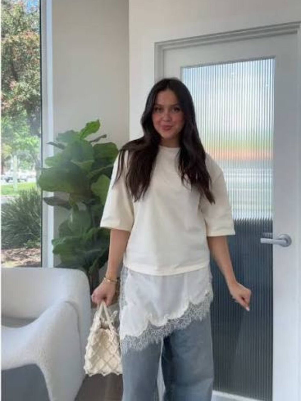 Zara lace tank